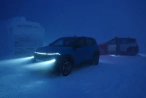 Появилось видео испытаний электрокаров Атом суровым сургутским морозом