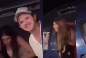 Девушка едва не получила травму из‑за резко захлопнутой двери микроавтобуса