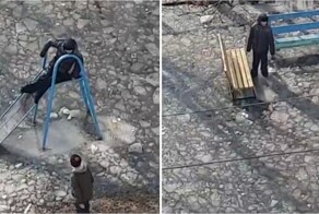 Двор превратился в аквапарк: дети устроили веселье в Уссурийске