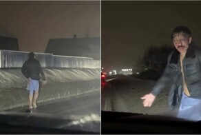 На трассе в Подмосковье мужчина с гримом изображал избитого и просился в машину