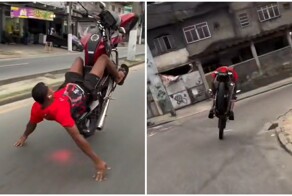 Целых 2 с половиной минуты он пытался попасть в ДТП