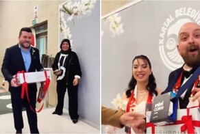 Жених в Турции получил на свадьбу высокотехнологичный подарок от друзей