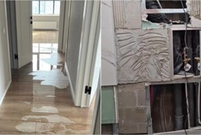 Рум-тур по квартире с плесенью, протечками и повреждённым полом