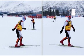 Лунная походка на лыжах