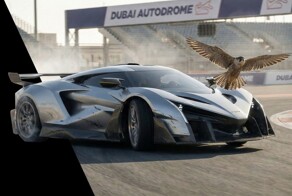 Cуперкар FLKON, созданный в ОАЭ, показали на видео