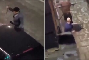 В Лондоне мужчина с ножом попытался разбить окно бара