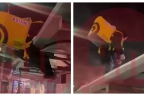 Подросток проломил крышу остановки в Подмосковье