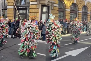 В Хорватии отмечают карнавал в необычных костюмах