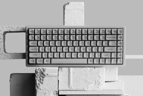 Клавиатура с корпусом из бетона