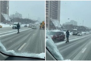 Встречного моноколёсника в кадре не хватает