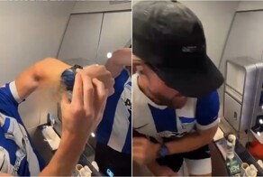 Пассажир заперся в туалете самолета, чтобы выполнить дневной норматив шагов