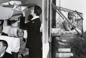 Современным молодым мамам не понять, как можно сюда положить ребенка