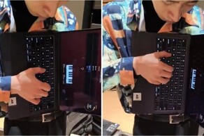 Японец превратил MacBook в аккордеон