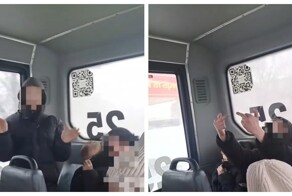 Хамское поведение школьников в маршрутке