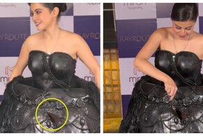 Индийская актриса пришла на светское мероприятие в съедобном наряде