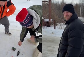 Ходи шелушись: курьёзное столкновение на узкой дорожке