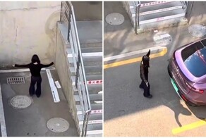 Интересный способ парковки