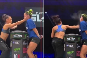 На турнире по пощёчинам один удар закончился сломанным носом