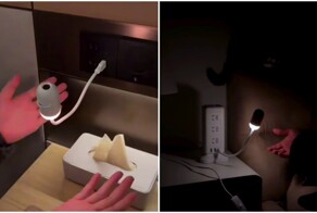 Эффектный ночник со звёздным небом