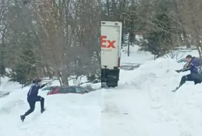 Когда доставка превращается в зимний квест