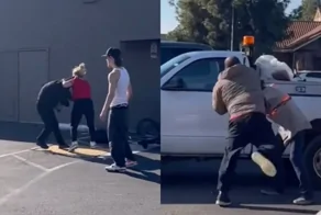 Попытка разнять женщин закончилась ещё одной уличной потасовкой