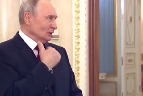 Неотредактированное видео поздравления Владимира Путина с 8 Марта