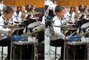 Соло на барабанах