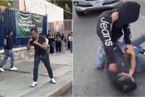 Мужчина подрался со студентом