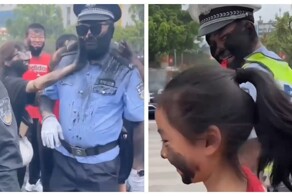 Фестиваль обмазывания сажей в Китае