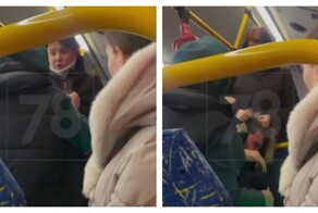 Агрессивная пассажирка автобуса