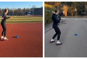 Теннисный тренажер для отработки ударов