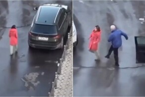 В Москве пьяная женщина ломала зеркала машин