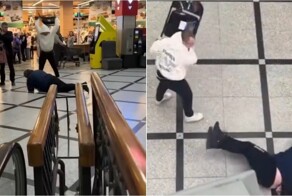 Драка в торговом центре Екатеринбурга: мужчина бил лежащего стулом