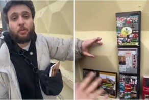 В Москве на улице заметили продавца пиратских DVD с мемами и музыкой