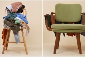 Стул, на который нужно вешать одежду