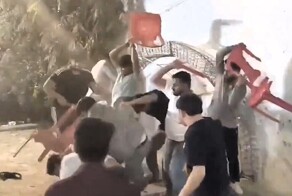 Конфликт на свадебном торжестве закончился массовой потасовкой