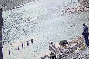 Школьницы провалились под лёд в Калининграде