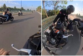 Френдли фаер и бесплатный "пилинг" на скорости 160 км/ч