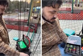 Мужчина показал рыболовные снасти стоимостью 4 миллиона рублей