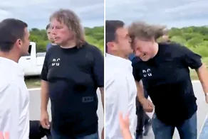 Аргентинскому конгрессмену сломали нос на въезде в город, пострадавший от наводнения