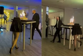 Необычный стол, который сразу привлекает внимание