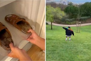 Новое экстремальное хобби для лета: катание на замороженной обуви