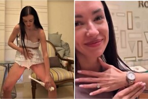 Девушка продемонстрировала необычный ритуал для получения подарков