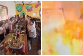 Взрыв в ресторане на Филиппинах попал на видео