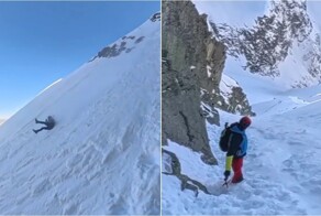 Альпинист из Чехии сорвался в горах и пролетел около 600 метров вниз