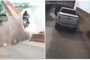 Жуткие кадры обрушения моста в Бразилии