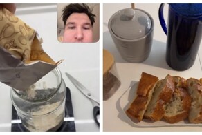 Парень приготовил жене хлеб «как в детстве»