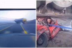 Удивительно, что уцелел в такой страшной аварии