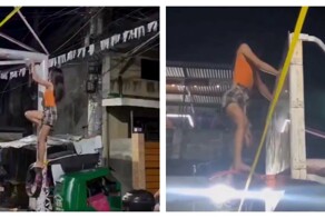 Эффектное завершение вечера филиппинки