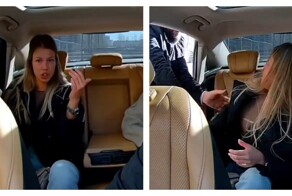 Конфликт между водителем такси и пассажиркой